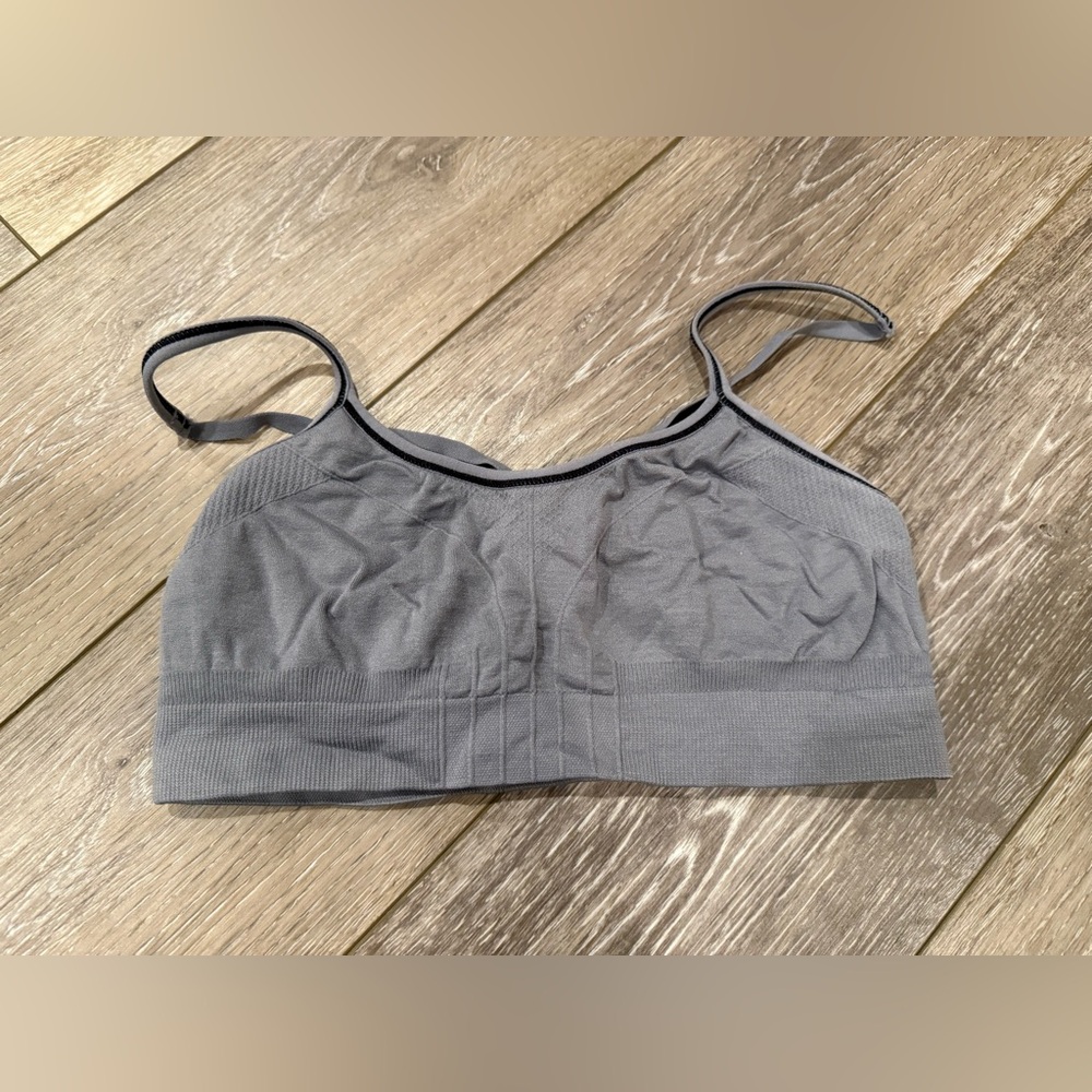 Grey Seamless Bralette